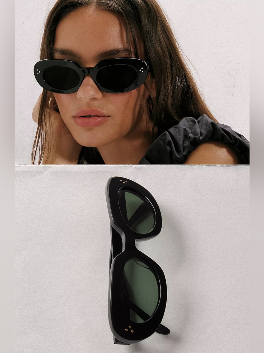 Free People Hazel Round Polarized Sunglasses